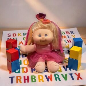 Cabbage Patch Kids 2021 Jazwares Blonde Pink Hair Tutu Doll JZ-55K 9 Inch cute